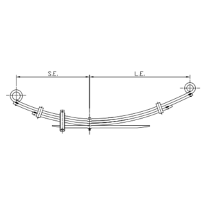 دست فنر چرخ عقب Hyundai و DongFeng و Mitsubishi