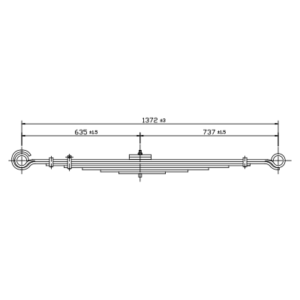 دست فنر چرخ جلو International/Navistar 8100
