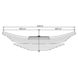 دست فنر چرخ عقب MAN 33.360/33.362