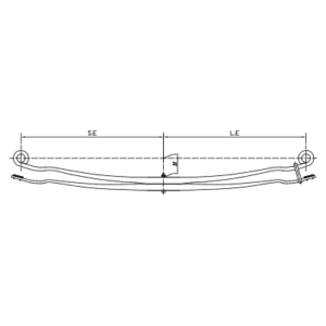 دست فنر پارابولیک اکسل عقب DAF