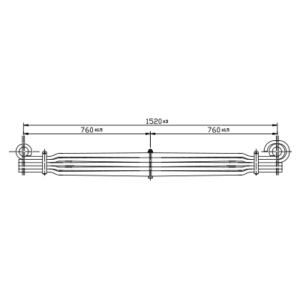 دست فنر پارابولیک اکسل  عقب Scania