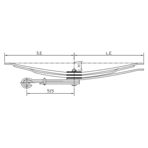 دست فنر پارابولیک تریلی Gigant