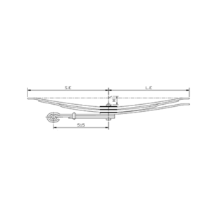 دست فنر پارابولیک تریلی Gigant