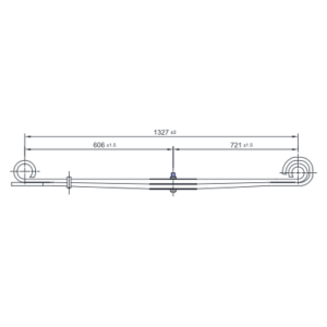 دست فنر پارابولیک چرخ جلو Ford سری F